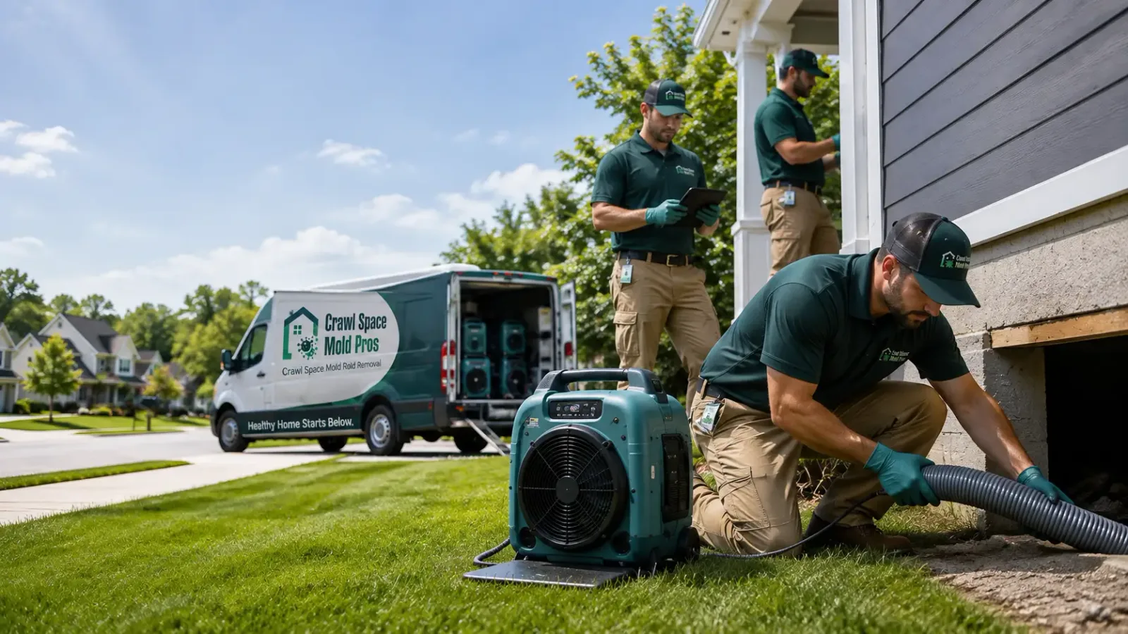 Crawl Space Mold Removal in Grayville, IL